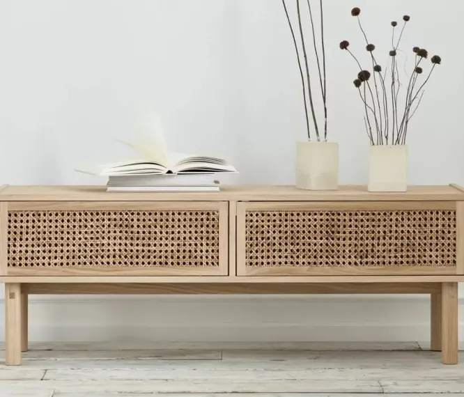 Komoda Tv Cana Dąb Bielony Bolia