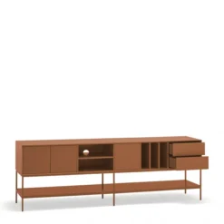 Komoda Tv Platt 220 Cm Ceglasata Teulat
