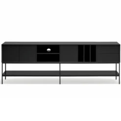 Komoda Tv Platt 220 Cm Czarna Teulat