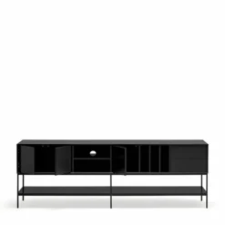 Komoda Tv Platt 220 Cm Czarna Teulat