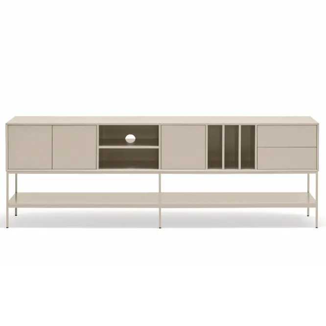 Komoda Tv Platt 220 Cm Piaskowa Teulat