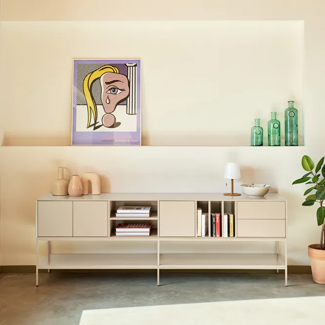 Komoda Tv Platt 220 Cm Piaskowa Teulat