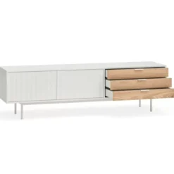 Komoda Tv Sierra 180 Cm Biała Teulat