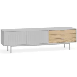 Komoda Tv Sierra 180 Cm Jasnoszara Teulat