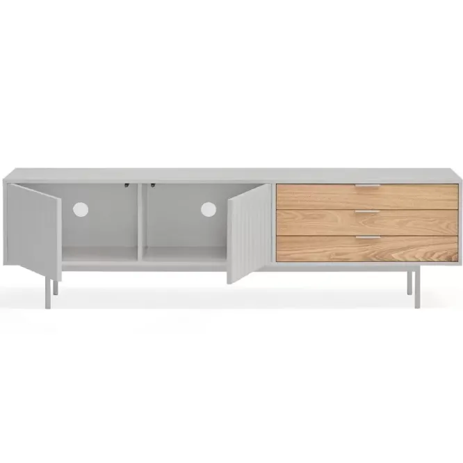 Komoda Tv Sierra 180 Cm Jasnoszara Teulat