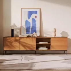 Komoda Tv Vedrana Dębowa Kave Home