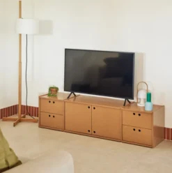Komoda Tv Wally Naturalna Teulat