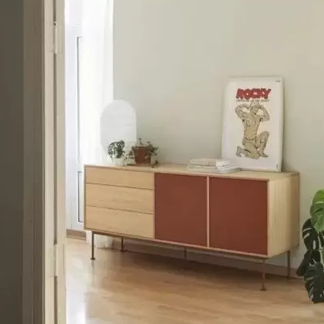 Komoda Yoko 180 Cm Ceglasta Teulat