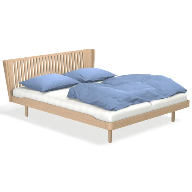 Łóżko Noa 160X200 Ażurowe Balanced Oak Auping