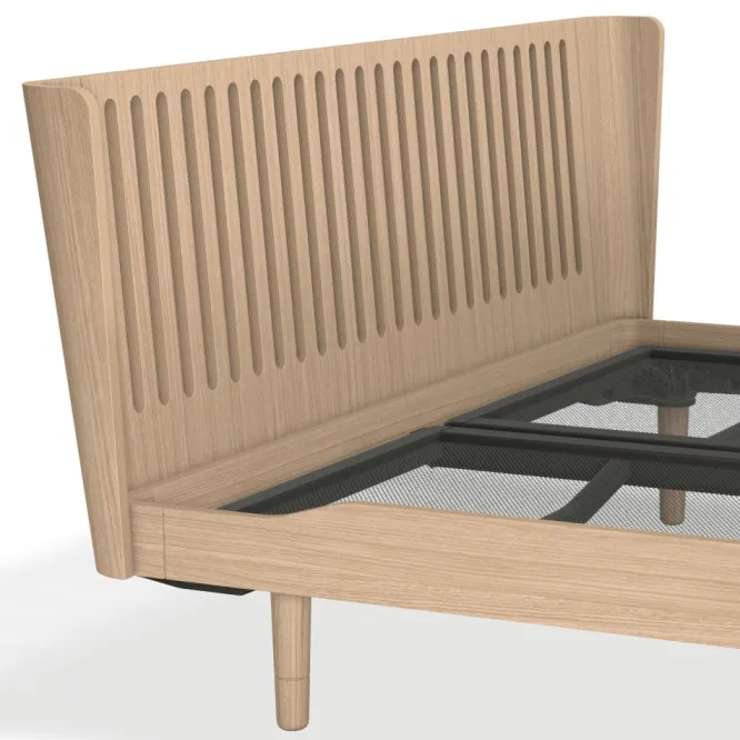 Łóżko Noa 160X200 Ażurowe Balanced Oak Auping