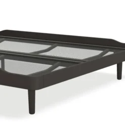Łóżko Noa 160X200 Ażurowe Chocolate Brown Oak Auping