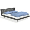 Łóżko Noa 160X200 Ażurowe Midnight Black Oak Auping