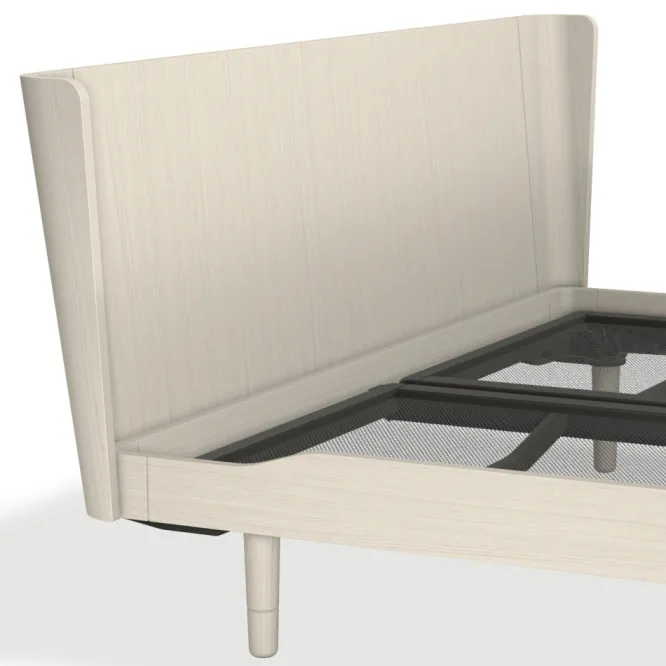 Łóżko Noa 160X200 Soft White Oak Auping