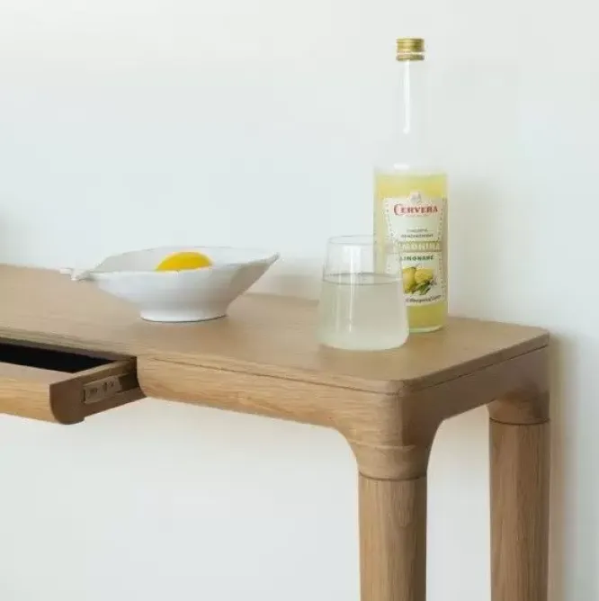 Konsola Z Szufladą Heart & Soul Naturalny Dąb Umage
