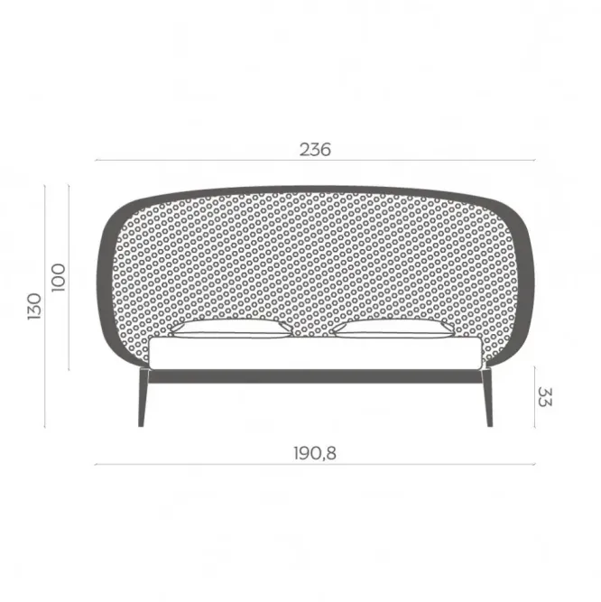 Łóżko Shiko Wien 180 Cm Miniforms