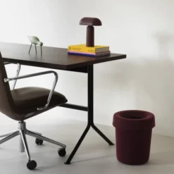 Kosz Biurowy Hide Burgundowy Normann Copenhagen