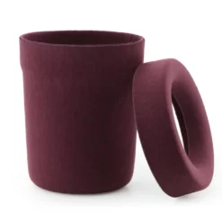 Kosz Biurowy Hide Burgundowy Normann Copenhagen