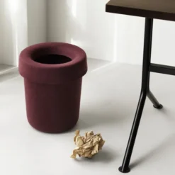 Kosz Biurowy Hide Burgundowy Normann Copenhagen