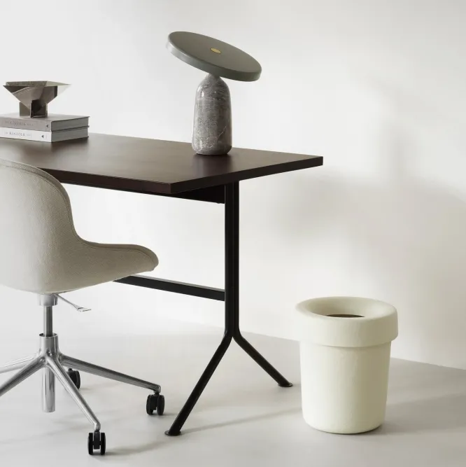 Kosz Biurowy Hide Kremowy Normann Copenhagen