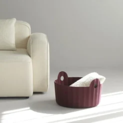 Kosz Do Przechowywania Colu Burgundowy Normann Copenhagen
