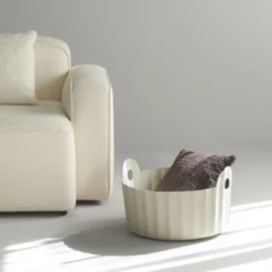 Kosz Do Przechowywania Colu Kremowy Normann Copenhagen