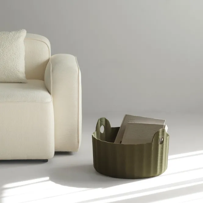 Kosz Do Przechowywania Colu Zielony Normann Copenhagen