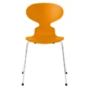 Krzesło Ant 3101 Fornir Barwiony Ciemnożółty Fritz Hansen