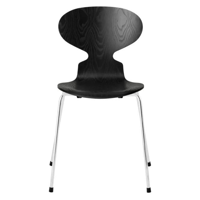 Krzesło Ant 3101 Fornir Barwiony Czarny Fritz Hansen