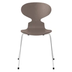 Krzesło Ant 3101 Fornir Barwiony Gliniany Brąz Fritz Hansen