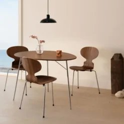 Krzesło Ant 3101 Fornir Barwiony Granatowy Fritz Hansen