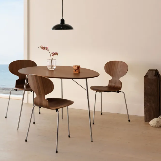 Krzesło Ant 3101 Fornir Barwiony Oliwkowy Fritz Hansen