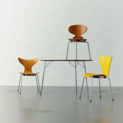 Krzesło Ant 3100 Lakier Ciemna Zieleń Fritz Hansen