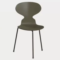 Krzesło Ant 3100 Lakier Oliwkowa Zieleń Fritz Hansen