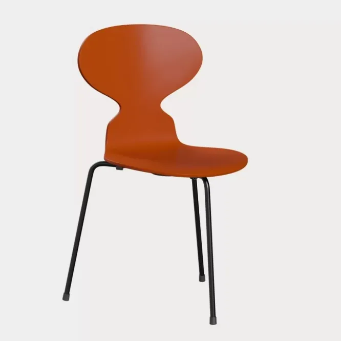 Krzesło Ant 3100 Lakier Pomarańczowe Fritz Hansen