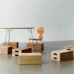 Krzesło Ant 3100 Lakier Żółte Fritz Hansen