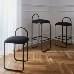 Krzesło Barowe Angui 92,5 Cm Antracytowe Aytm