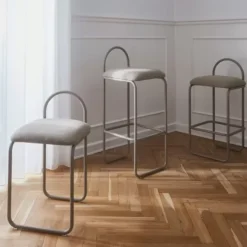 Krzesło Barowe Angui 92,5 Cm Taupe Aytm