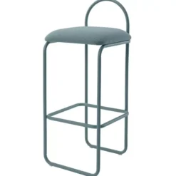 Krzesło Barowe Angui 92,5 Cm Zakurzony Błękit Aytm