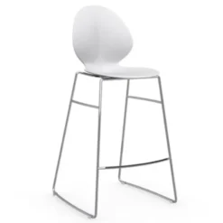 Krzesło Barowe Basil Cs-1354 Białe Calligaris