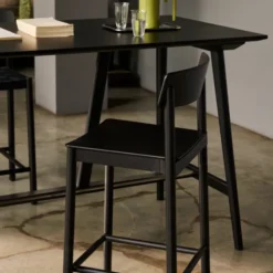 Krzesło Barowe Betty Tk12 Black-Black Andtradition