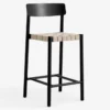 Krzesło Barowe Betty Tk12 Black-Natural Andtradition