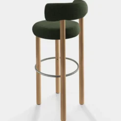 Krzesło Barowe Fat Natural Wood - Forest Boucle Tom Dixon