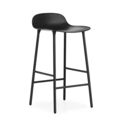 Krzesło Barowe Form Lakierowana Podstawa Czarne Normann Copenhagen