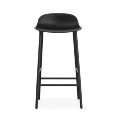 Krzesło Barowe Form Lakierowana Podstawa Czarne Normann Copenhagen