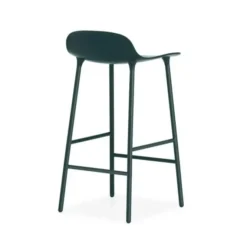 Krzesło Barowe Form Lakierowana Podstawa Zielone Normann Copenhagen