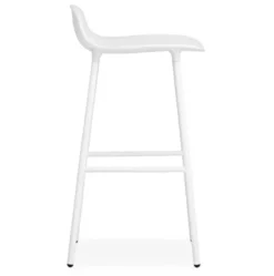 Krzesło Barowe Form Lakierowana Podstawa Białe Normann Copenhagen