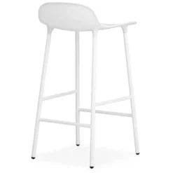 Krzesło Barowe Form Lakierowana Podstawa Białe Normann Copenhagen