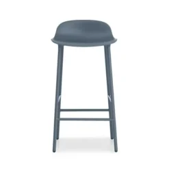 Krzesło Barowe Form Lakierowana Podstawa Niebieskie Normann Copenhagen