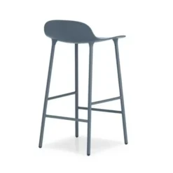 Krzesło Barowe Form Lakierowana Podstawa Niebieskie Normann Copenhagen