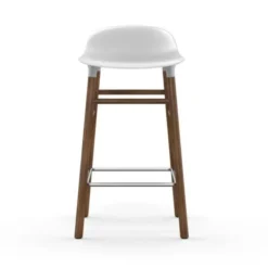 Krzesło Barowe Form Podstawa Orzech Białe Normann Copenhagen
